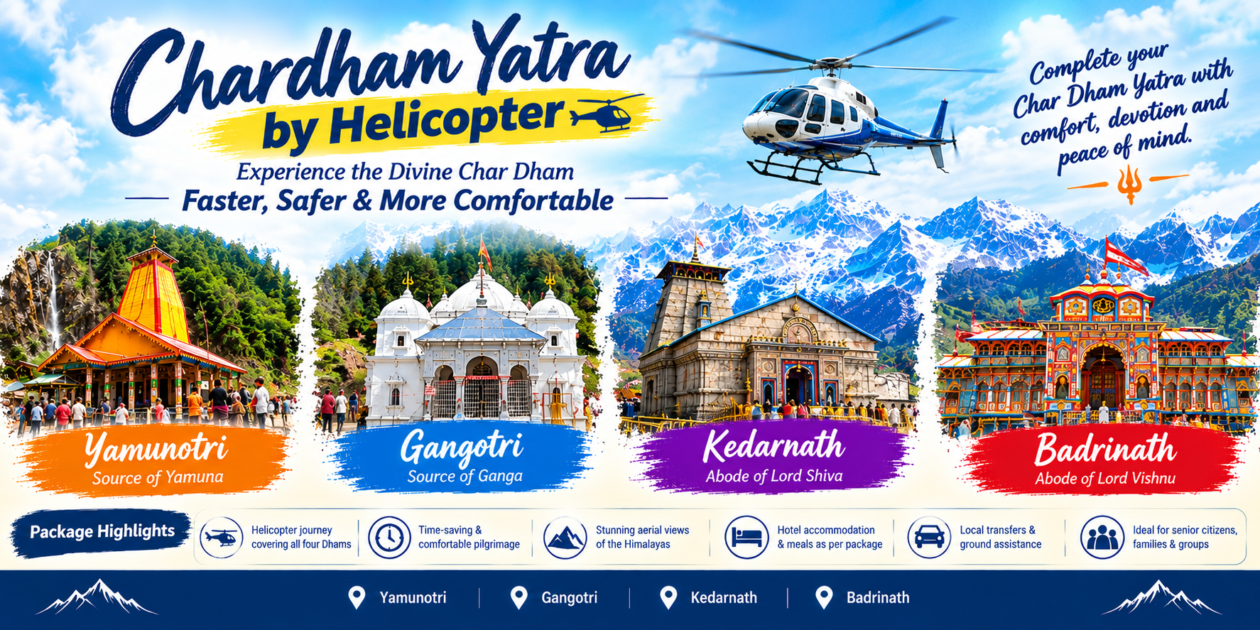 Chardham Yatra by Helicopter
